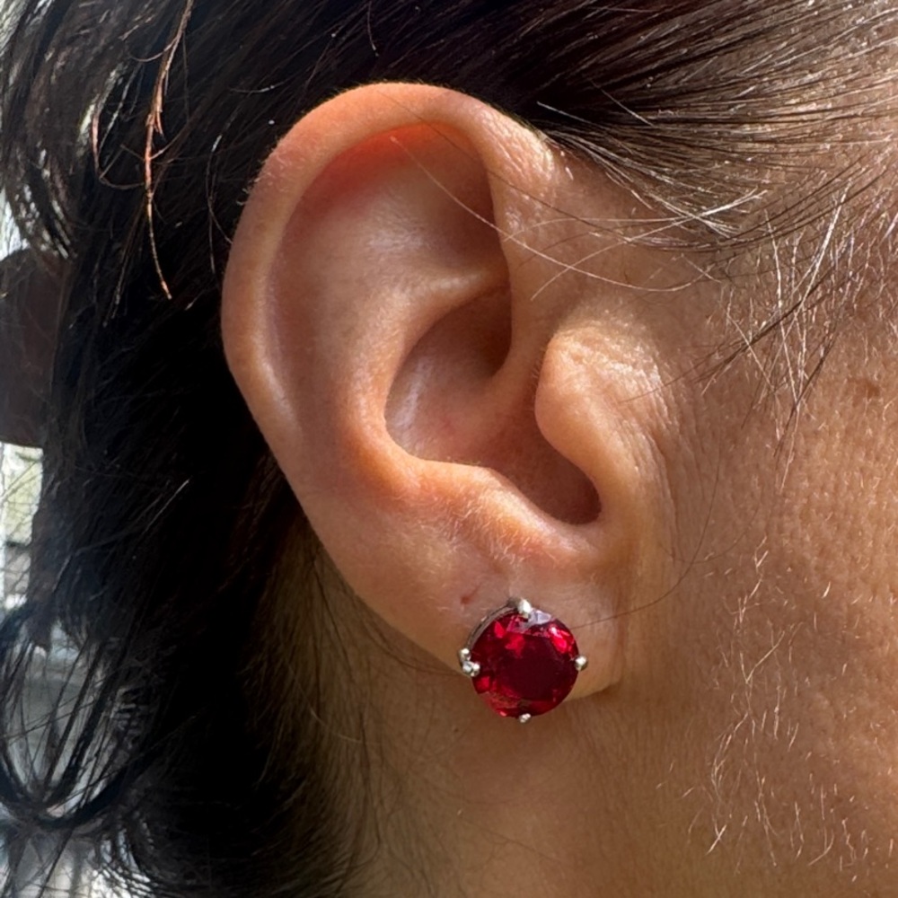 Red Ruby Earrings - image 3